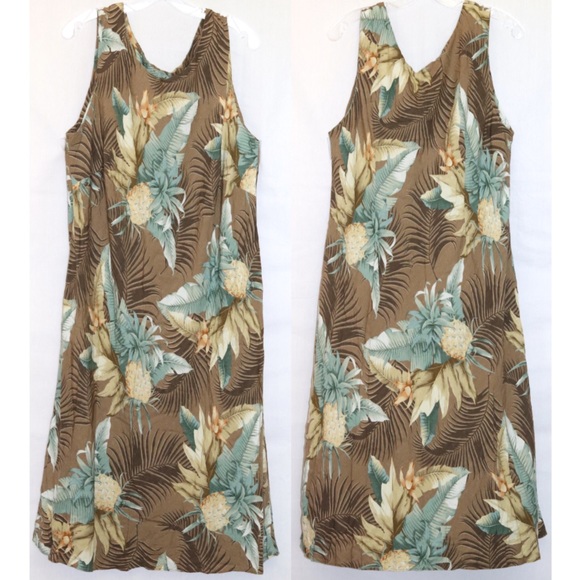 Dresses & Skirts - Size 1X Tan Aloha Dress